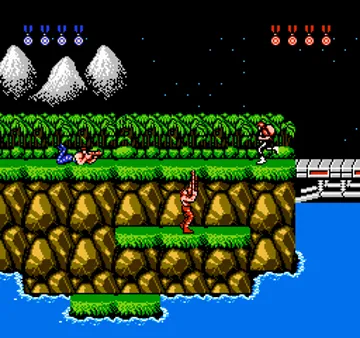 Contra (USA) screen shot game playing